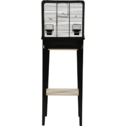 Zolux Cage Et Meuble CHIC LOFT Taille S 38 X 24,5 X Hauteur 113cm Couleur Noir