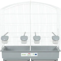 Zolux Cage Familly Blanche Gris 70 X 40 X 70cm De Hauteur Pour Oiseaux -Zolux Animalia Promos Boutique 3336021042352 3