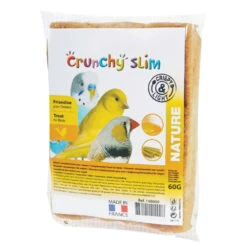 Zolux Pain Crunchy Slim Nature 60 G Pour Oiseaux