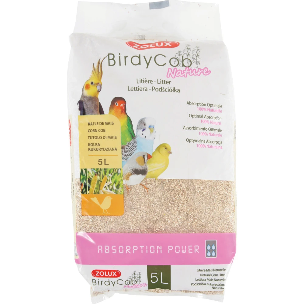 Zolux Litière Birdycob Nature 5 Litres Pour Oiseaux 1 Zolux Litière Birdycob Nature 5 Litres Pour Oiseaux