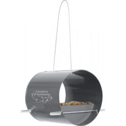 Zolux Mangeoire Petit Tonneau Ardoise ø 14 Cm Pour Oiseaux