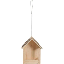 Zolux Mangeoire Cup Castor 3 En 1 , Toit En Bois, Pour Oiseaux