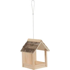 Zolux Mangeoire Cup Castor 3 En 1 , Toit En Bois, Pour Oiseaux -Zolux Animalia Promos Boutique 3336021705134 3