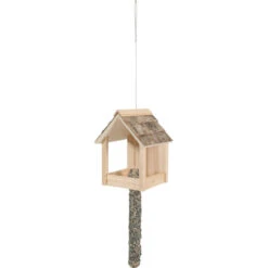 Zolux Mangeoire Cup Castor 3 En 1 , Toit En Bois, Pour Oiseaux -Zolux Animalia Promos Boutique 3336021705134 4