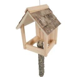 Zolux Mangeoire Cup Castor 3 En 1 , Toit En Bois, Pour Oiseaux -Zolux Animalia Promos Boutique 3336021705134 5