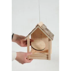 Zolux Mangeoire Cup Castor 3 En 1 , Toit En Bois, Pour Oiseaux -Zolux Animalia Promos Boutique 3336021705134 6