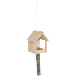 Zolux Mangeoire Cup Grizzli 3 En 1 , Toit En Bois, Pour Oiseaux -Zolux Animalia Promos Boutique 3336021705165 3