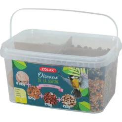 Zolux Seau Mix Premium 4 Variétés Dont Boule De Graisses 3 Kg Pour Oiseaux -Zolux Animalia Promos Boutique 3336021710367 3