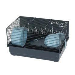 Zolux Cage Indoor 2. Bleu 40 . Pour Hamster. 40 X 26 X Hauteur 22 Cm.