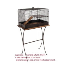 Zolux Pied Pour La Cage Retro Fernand ZO-205311 Pour Rongeur -Zolux Animalia Promos Boutique 3336022053111 5