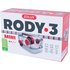 Zolux Cage Mini Rody3. Couleur Bleu. Taille 33 X 21 X 18 Cm H. Pour Rongeur. -Zolux Animalia Promos Boutique 3336022060119 7