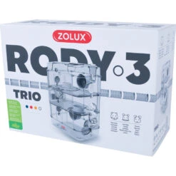 Zolux Cage Trio Rody3. Couleur Blanche. Taille 41 X 27 X 53 Cm H. Pour Rongeur -Zolux Animalia Promos Boutique 3336022060225 4
