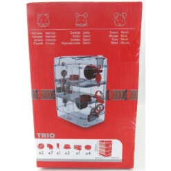 Zolux Cage Trio Rody3 Couleur Bleu Taille 41 X 27 X 53 Cm H Pour Rongeur -Zolux Animalia Promos Boutique 3336022060232 3