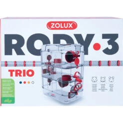 Zolux Cage Trio Rody3 Couleur Bleu Taille 41 X 27 X 53 Cm H Pour Rongeur -Zolux Animalia Promos Boutique 3336022060232 5