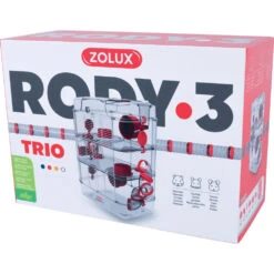 Zolux Cage Trio Rody3 Couleur Bleu Taille 41 X 27 X 53 Cm H Pour Rongeur -Zolux Animalia Promos Boutique 3336022060232 6