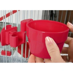 Mangeoire ZOLUX À Fixer - Rouge - 300 Ml - 206691 -Zolux Animalia Promos Boutique 3336022066913 3