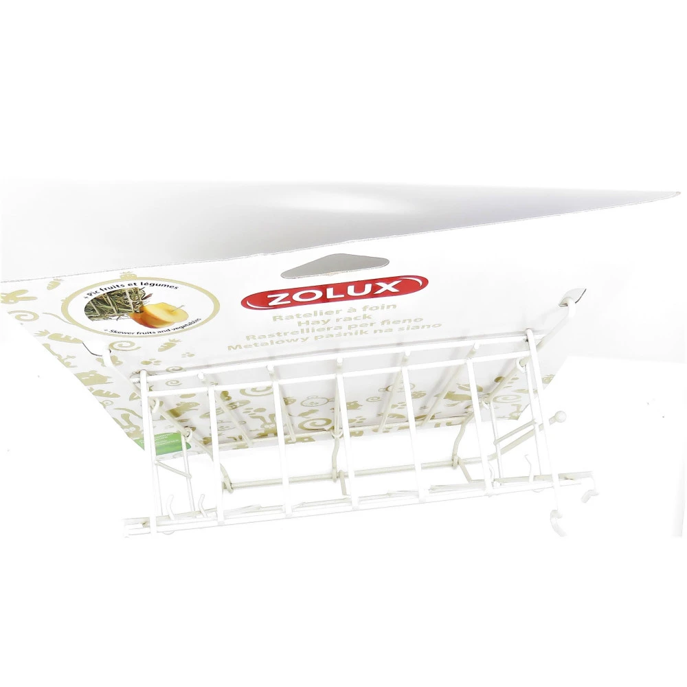 Zolux Râtelier à Foin En Métal Beige 20x 6 X 18 Cm Pour Rongeur. 3 Zolux Râtelier à Foin En Métal Beige 20x 6 X 18 Cm Pour Rongeur. – Image 3