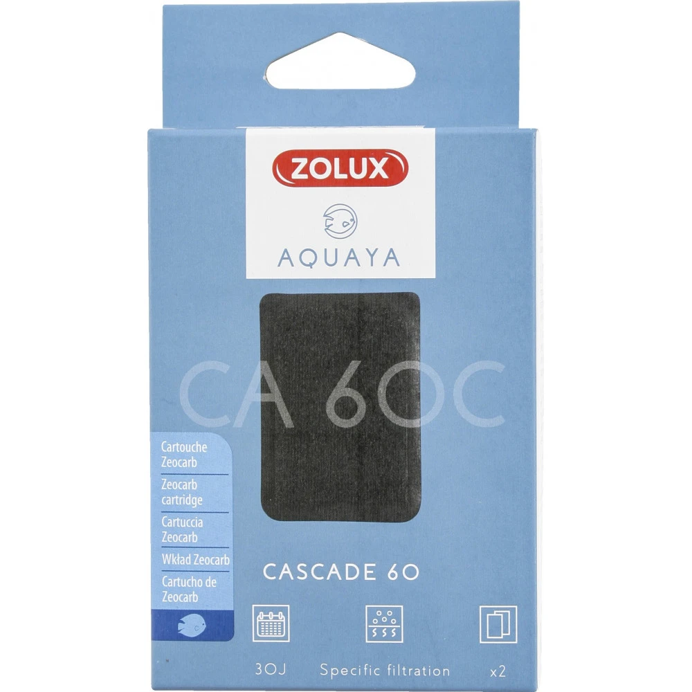 Zolux Filtre Pour Pompe Cascade 60, Filtre CA 60 C Cartouche Zeocarb X 2 Pour Aquarium. 2 Zolux Filtre Pour Pompe Cascade 60, Filtre CA 60 C Cartouche Zeocarb X 2 Pour Aquarium. – Image 2