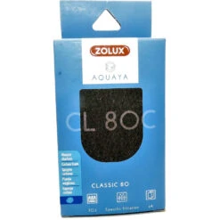 Zolux Filtre Pour Pompe Classic 80, Filtre CL80 C Mousse Charbon X 4 Pour Aquarium.