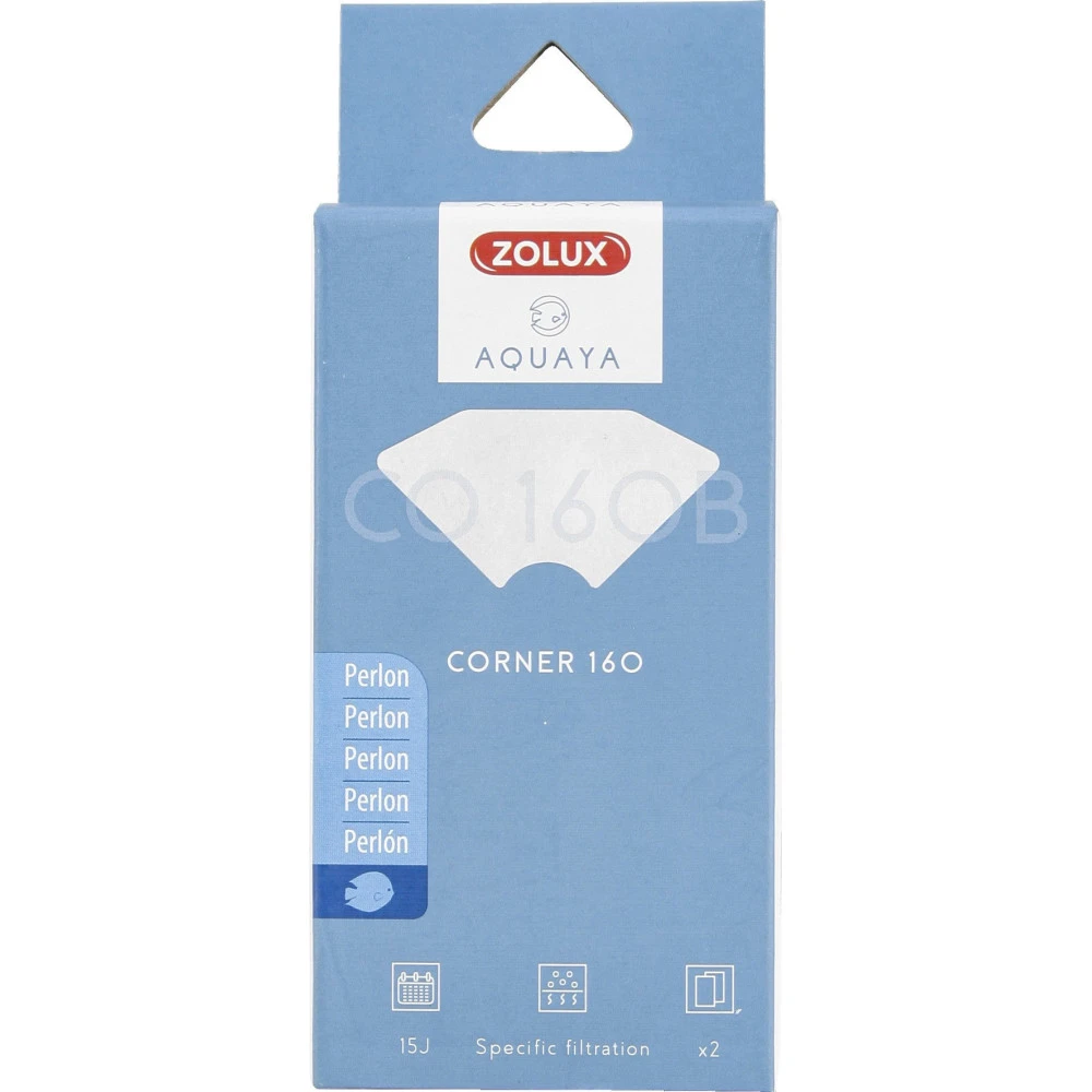 Zolux Filtre Pour Pompe Corner 160, Filtre CO 160 B Perlon X 2. Pour Aquarium. 2 Zolux Filtre Pour Pompe Corner 160, Filtre CO 160 B Perlon X 2. Pour Aquarium. – Image 2