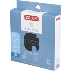 Zolux Filtre Pour Pompe X-ternal 100, Filtre XT 100 C Mousse Charbon X 2. Pour Aquarium. -Zolux Animalia Promos Boutique 3336023302386 3