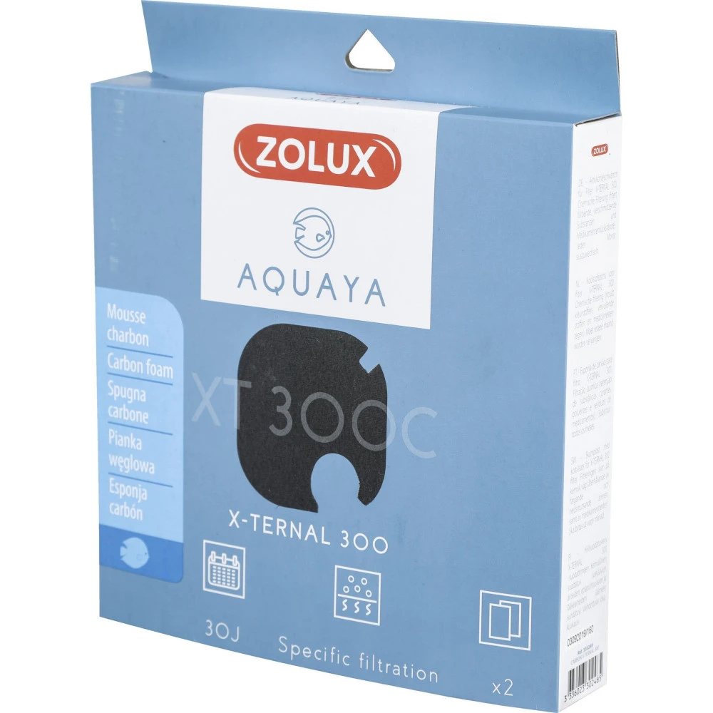 Zolux Filtre Pour Pompe X-ternal 300, Filtre XT 300 C Mousse Charbon X 2. Pour Aquarium. 3 Zolux Filtre Pour Pompe X-ternal 300, Filtre XT 300 C Mousse Charbon X 2. Pour Aquarium. – Image 3