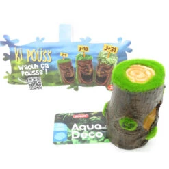 Zolux Tronc Petit Modèle. Ki Pouss 6.6 X 5.6 X 10 Cm Décoration Aquarium