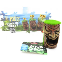 Zolux Totem Tête Ki Pouss. 4.5 X 5.1 X 7.9 Cm. Décoration Aquarium.