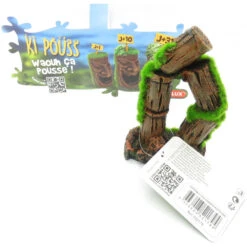 Zolux Totem 2 Colonnes Ki Pouss. 7.7 X 5.6 X 13.8 Cm. Décoration Aquarium.