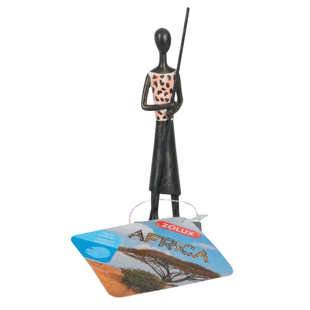 Zolux Décoration Africa Gardien Taille S. Aquarium. 2 Zolux Décoration Africa Gardien Taille S. Aquarium. – Image 2