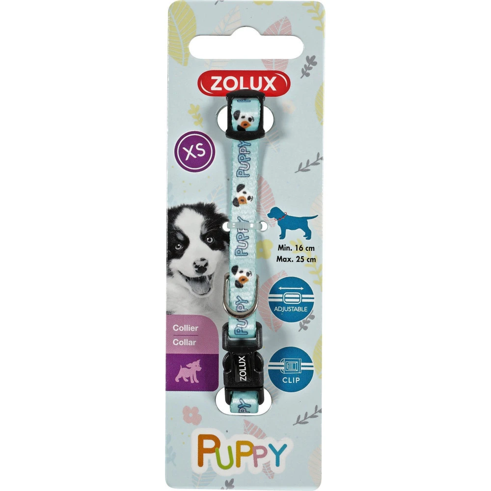 Zolux Collier PUPPY MASCOTTE 8 Mm 16 à 25 Cm Couleur Bleu Pour Chiots 1 Zolux Collier PUPPY MASCOTTE 8 Mm 16 à 25 Cm Couleur Bleu Pour Chiots