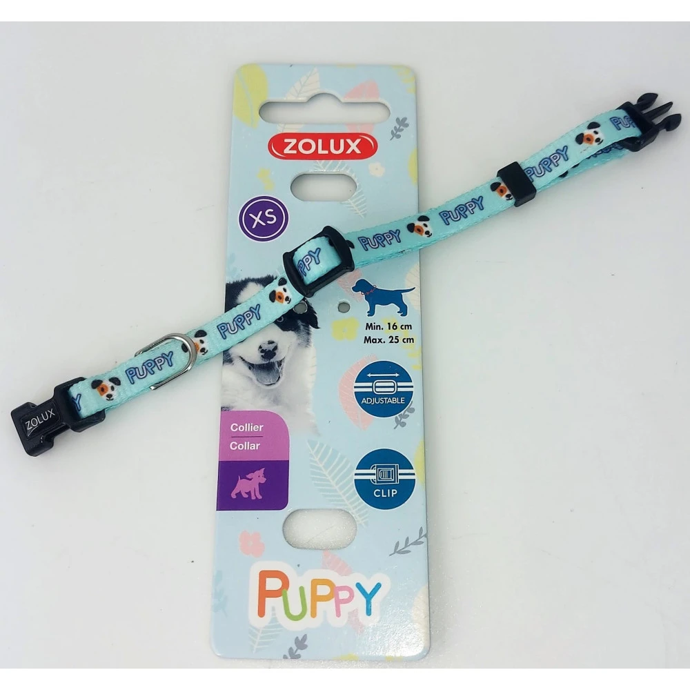 Zolux Collier PUPPY MASCOTTE 8 Mm 16 à 25 Cm Couleur Bleu Pour Chiots 3 Zolux Collier PUPPY MASCOTTE 8 Mm 16 à 25 Cm Couleur Bleu Pour Chiots – Image 3