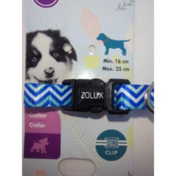 Zolux Collier PUPPY PIXIE. 8 Mm .16 à 25 Cm. Couleur Bleu. Pour Chiots -Zolux Animalia Promos Boutique 3336024667415 5