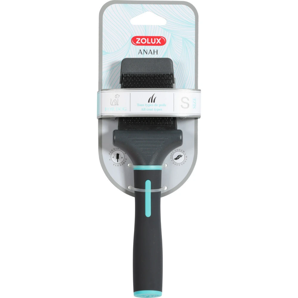 Zolux Brosse SLICKER Double Flexible Taille S Pour Chiens 2 Zolux Brosse SLICKER Double Flexible Taille S Pour Chiens – Image 2
