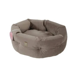 Corbeille Chambord ZOLUX Pour Chat - Velours Chesterfield - Diamètre 41cm - Taupe - 500242 -Zolux Animalia Promos Boutique 3336025002420 5