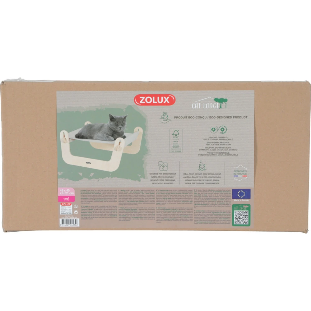 Zolux Hamac Cat Lodge 1,Taille 45 X 40 X 21 Cm Pour Chat 6 Zolux Hamac Cat Lodge 1,Taille 45 X 40 X 21 Cm Pour Chat – Image 6