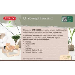 Zolux Hamac Cat Lodge 1,Taille 45 X 40 X 21 Cm Pour Chat 13 Zolux Hamac Cat Lodge 1,Taille 45 X 40 X 21 Cm Pour Chat -Zolux Animalia Promos Boutique 3336025041306 7