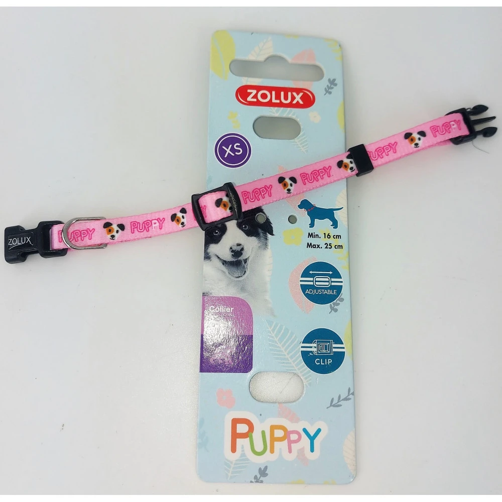 Zolux Collier PUPPY MASCOTTE 8 Mm 16 à 25 Cm Couleur Rose Pour Chiots 2 Zolux Collier PUPPY MASCOTTE 8 Mm 16 à 25 Cm Couleur Rose Pour Chiots – Image 2