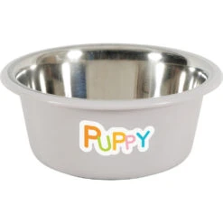 Zolux Ecuelle Inox PUPPY ø 16.5 Cm Couleur Taupe Pour Chien -Zolux Animalia Promos Boutique 3336026755424 3