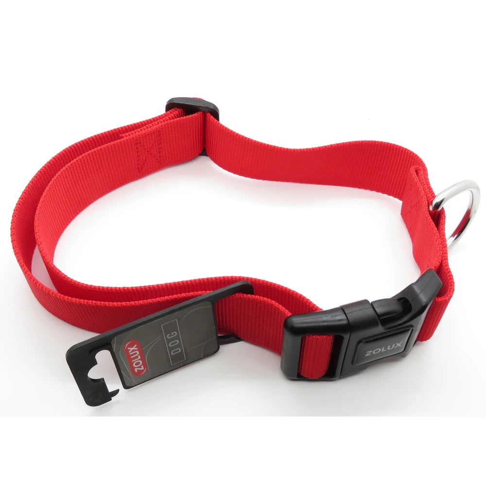 Zolux Collier Nylon 50 - 80 Cm X 40 Mm Rouge Pour Chien. 3 Zolux Collier Nylon 50 - 80 Cm X 40 Mm Rouge Pour Chien. – Image 3