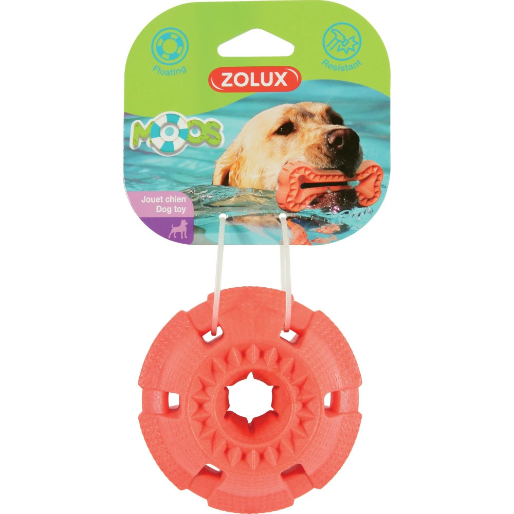 Zolux Jouet Balle Moos ø 9.5 Cm Tpr Flottant Orange Pour Chien 2 Zolux Jouet Balle Moos ø 9.5 Cm Tpr Flottant Orange Pour Chien – Image 2