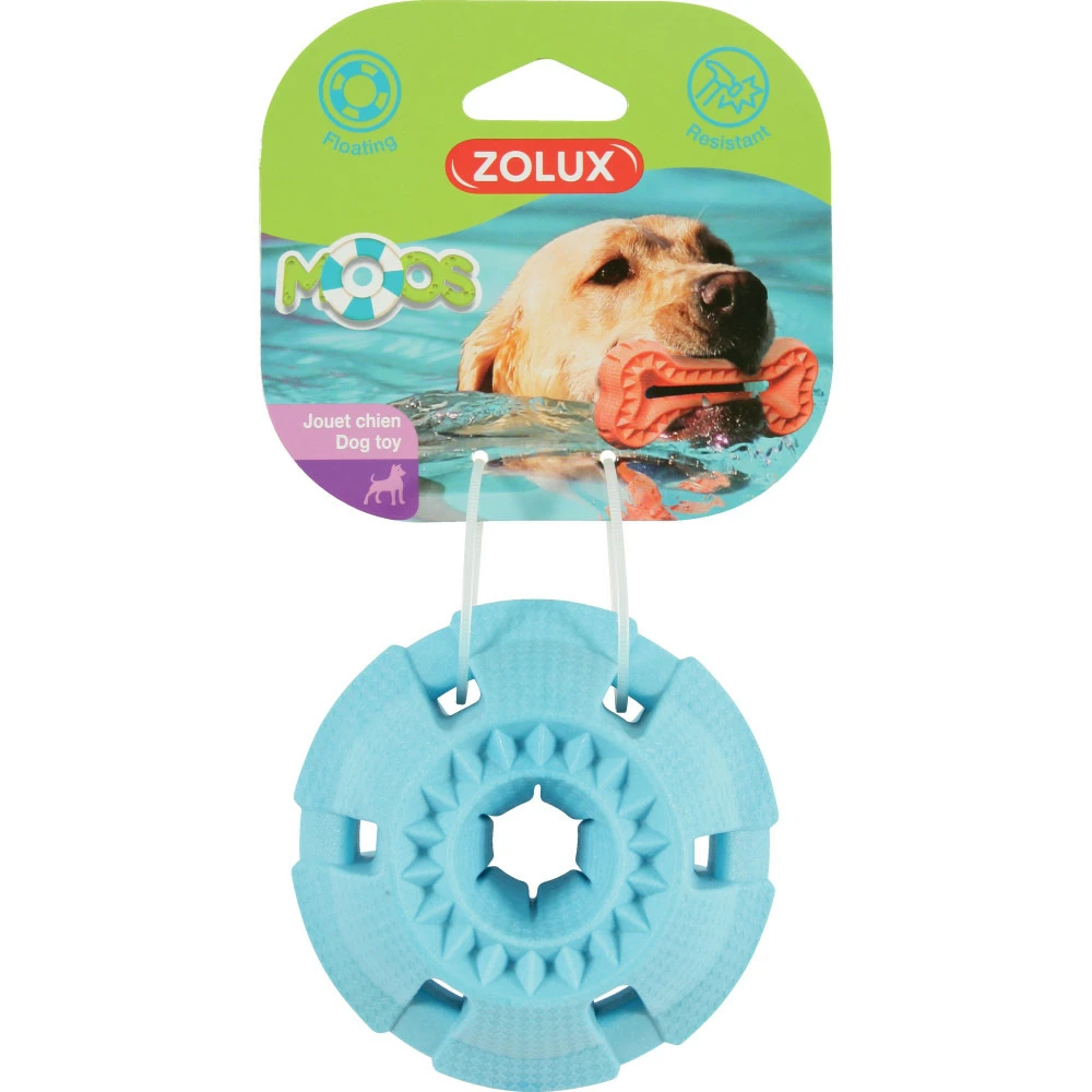 Zolux Jouet Balle Moos ø 9.5 Cm Tpr Flottant Bleu Pour Chien 2 Zolux Jouet Balle Moos ø 9.5 Cm Tpr Flottant Bleu Pour Chien – Image 2