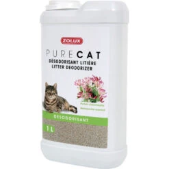 Zolux Désodorisant Litière 1 Litre (lot De 3) Chèvrefeuille