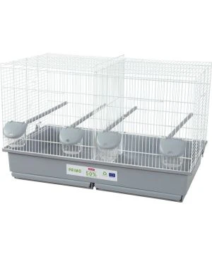 Cage Primo Cati 67 Blanc/gris 1 Cage Primo Cati 67 Blanc/gris