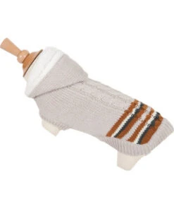 ZZPULL JACQUARD CAPUCHE T25 BEIG